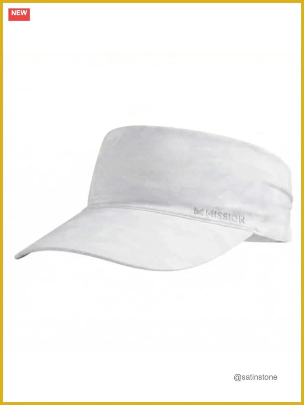 Cooling Stretchy Visor with UPF 50, No Slip Band
